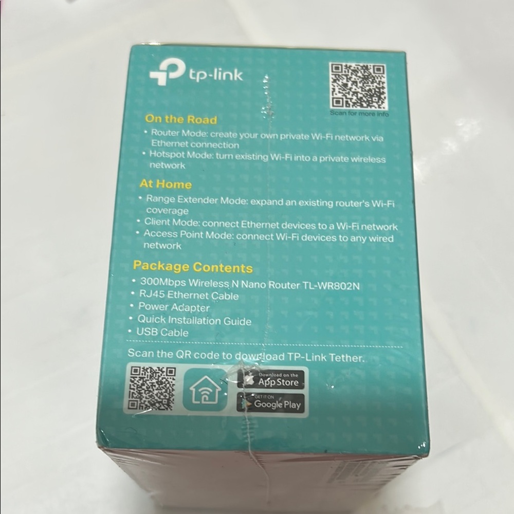 TP-Link 300Mbps Wireless Nano Router Travel ready NWT.. - Picture 3 of 9